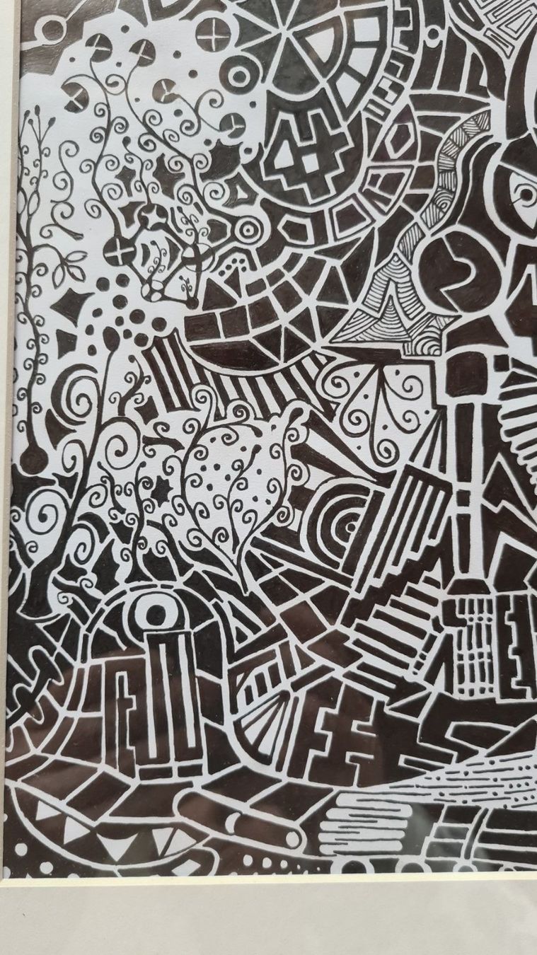 Foto & Immagini: Zeichnung, Fineliner, "Vision" – Nuovo (secondo la descrizione) da Winkel venduto da Heuresis 3