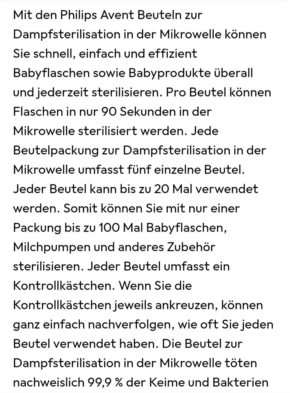 Avent Pasti del neonato: Philips Avent Sterilisationsbeutel – Usato da Winterthur venduto da Simply_nm 6