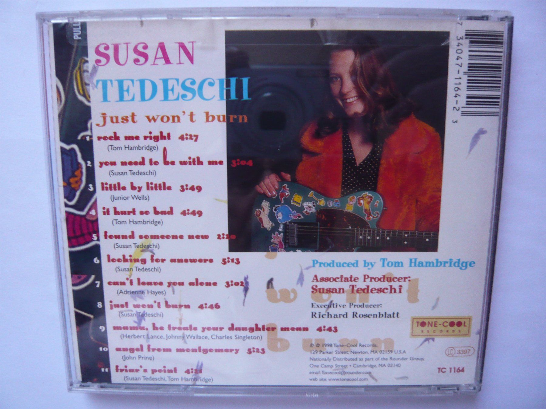 CDs: SUSAN TEDESCHI Just Won't Burn – D'occasion à Winterthur par Cajun 2
