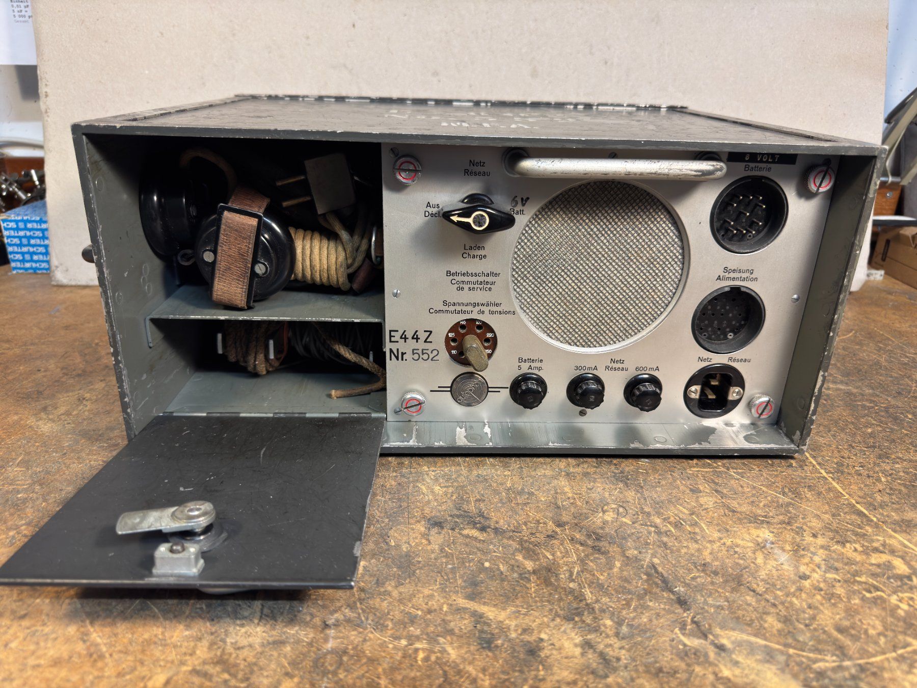 Radiocomunicazione: Autophon E-44 (E-602) Allwellenempfänger – Usato da Ins venduto da funkflieger 6