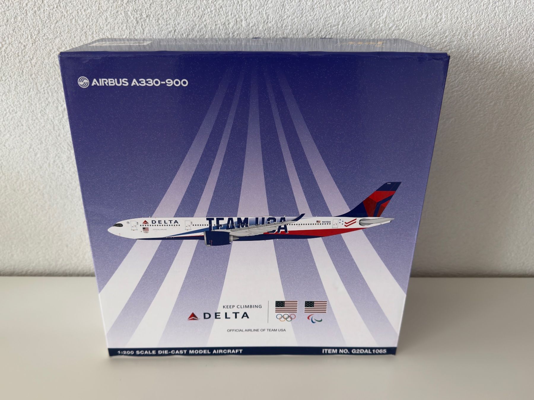 Gemini Jets 200 Airbus A330-900 Delta Airlines Team USA (Neuf (Voir description)) à Yverdon-les-Bains pour CHF 200 – avec livraison | Acheter sur
