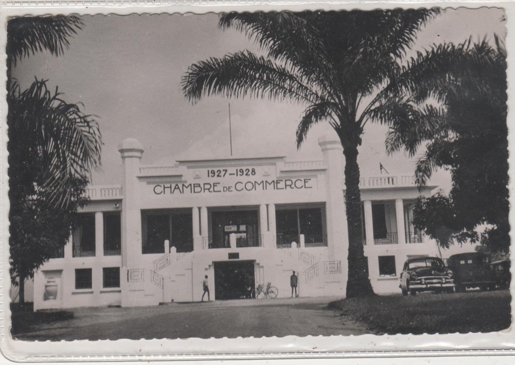 Cartoline postali: Ansichtskarte Douala Chambre de commerce – Usato da Remetschwil venduto da Hofiii