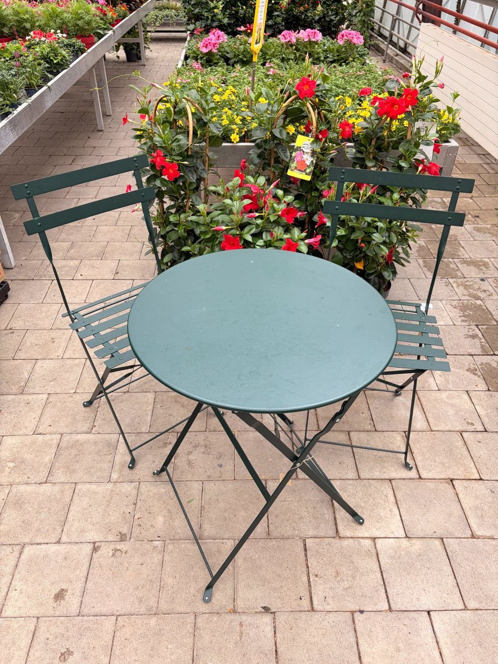 Set di tavolo e panche: Bistrotisch dunkelgrün – Nuovo (secondo la descrizione) da Sursee venduto da pflugshaupt01