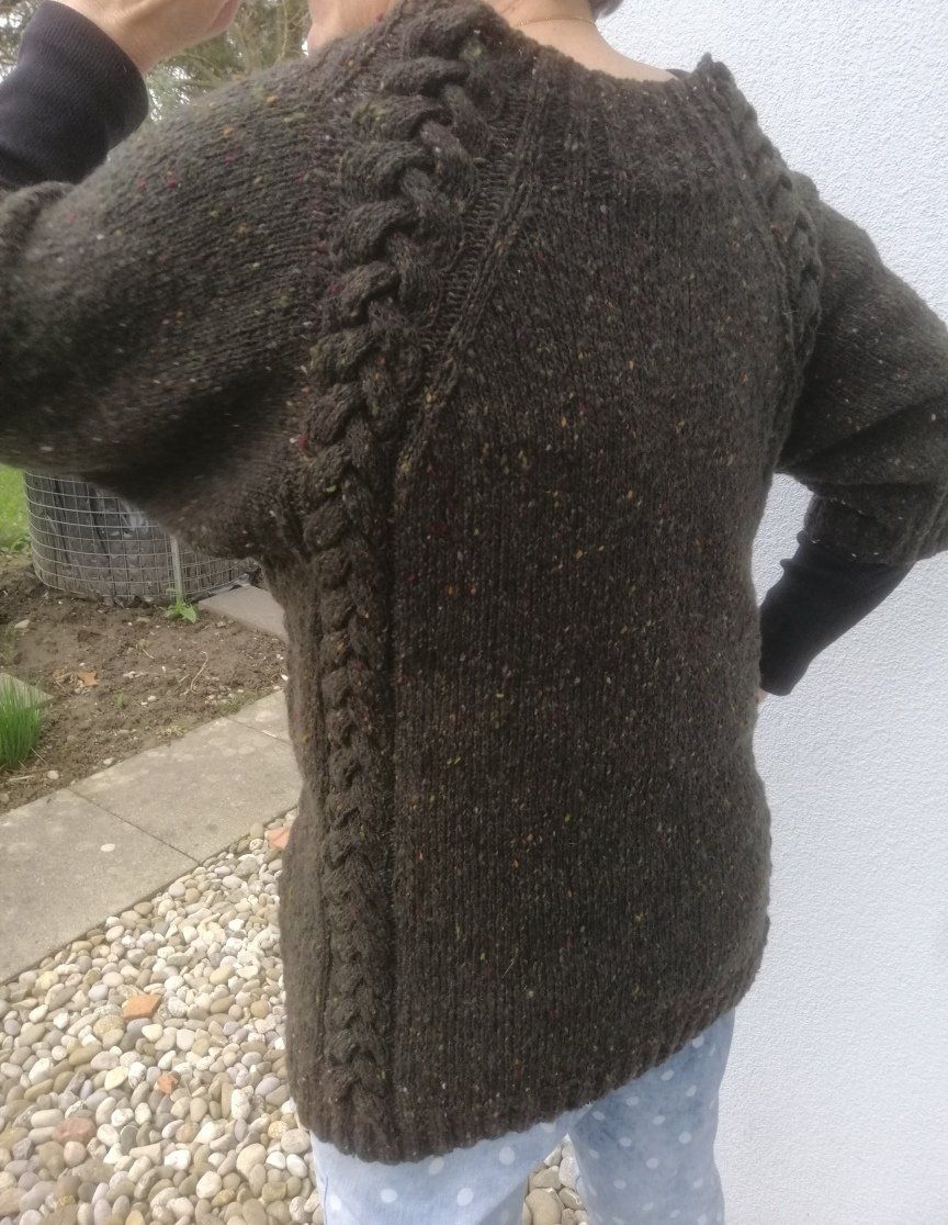 Pullover & Sweatshirts: Pulli Wintertunika "Donegal" handgestrickt   NEU – Neu (gemäss Beschreibung) aus Langenthal von Handstrick 3