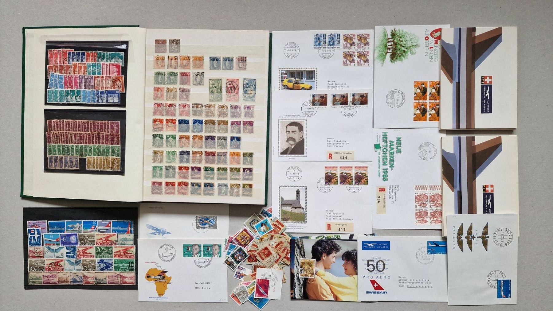 Tous les timbres: Schöne kleinere Sammlung – D'occasion à Winterthur par labi012 1