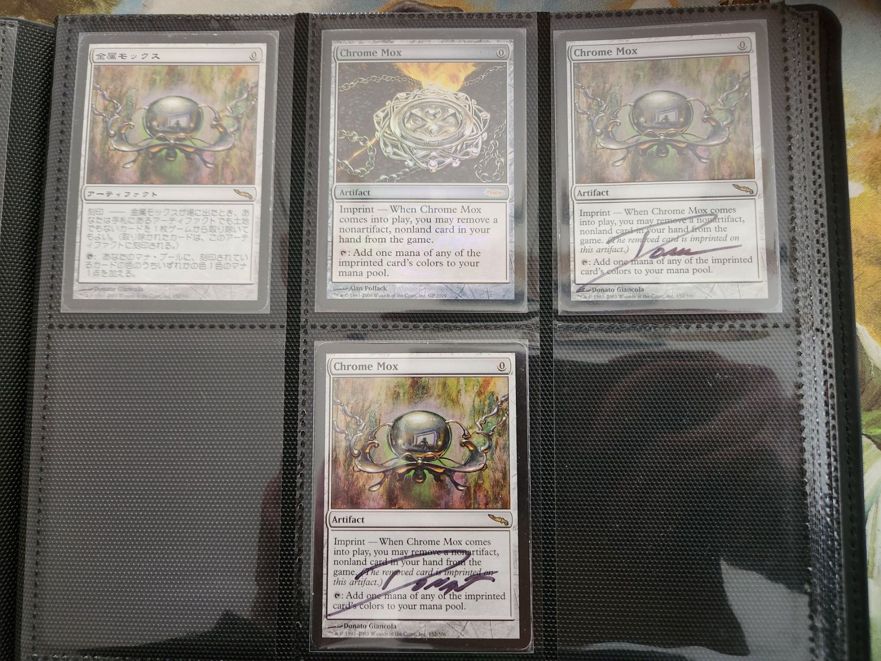 Magic The Gathering Carte collezionabili: MTG 4x Chrome Mox – Usato da Bütschwil venduto da Osomo