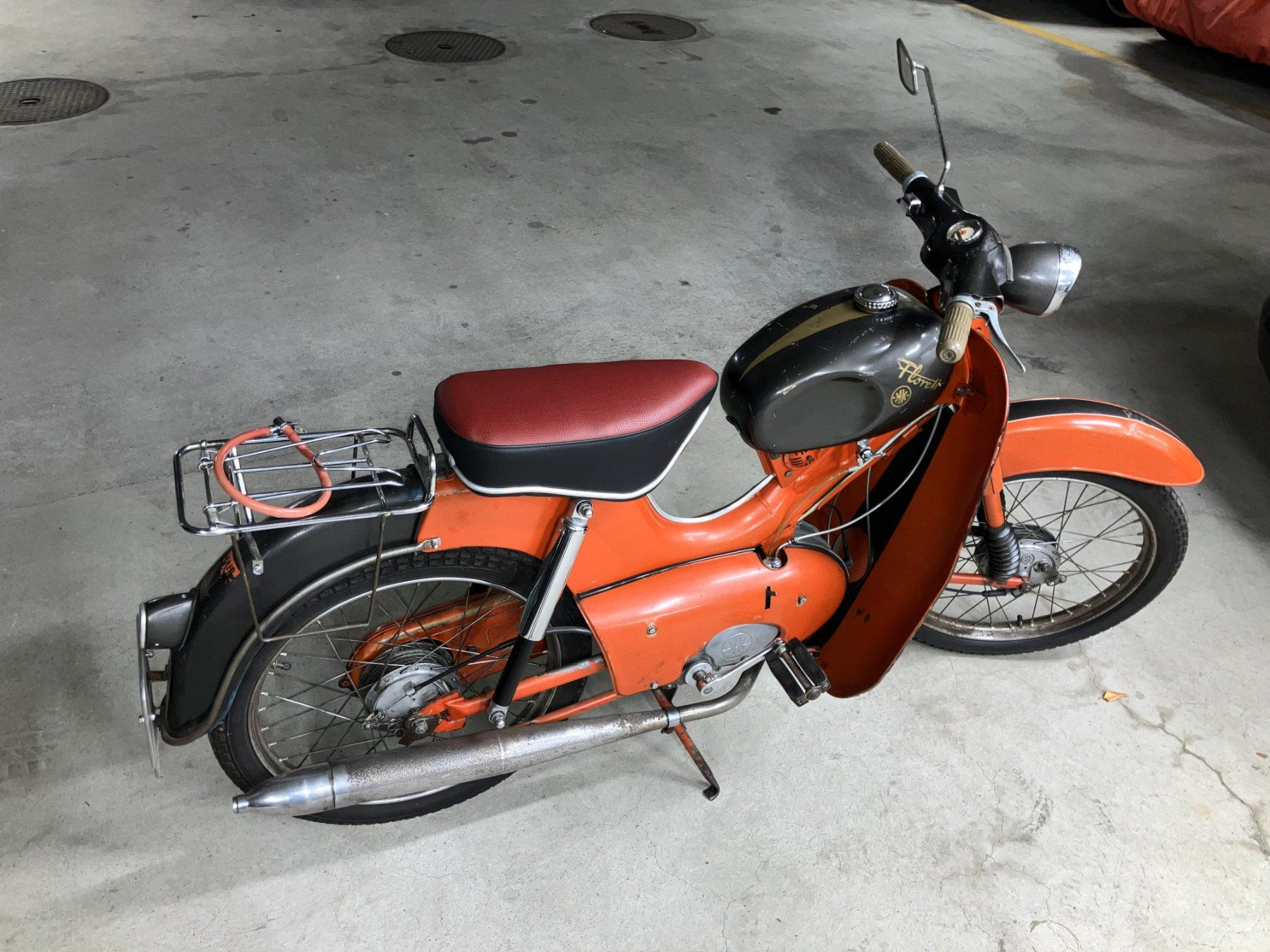 Kreidler Ciclomotori: Kreidler Florett K53 rot/grau 1958 Oldtimer – Usato da Oberweningen venduto da LSP72 9