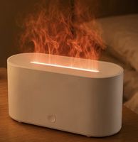 Luftbefeuchter mit Flammeneffekt weiss neuer Zustand