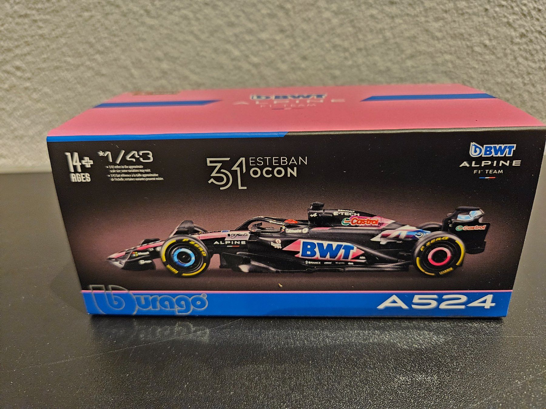 Bburago Modellini d'auto: Neu - Bburago - Alpine A524 Modell 1/43 - Esteban Ocon – Nuovo e nell'imballaggio originale da Dagmersellen venduto da Jarsetz_Restposten 1