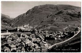 Andermatt, gelaufen 1955