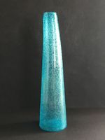 Vase Vintage Blumenvase Glasvase Unikat Handmade 32 cm