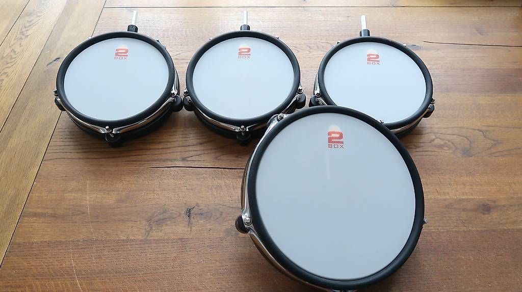 2Box Strumenti musicali: 2Box Tom/Snare-Pad-Satz Top Zustand – Usato da Rafz venduto da andy-music01 1