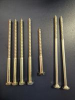 5 Stk. Holzschrauben mit Sechskant und 2 Stk. mit Torx