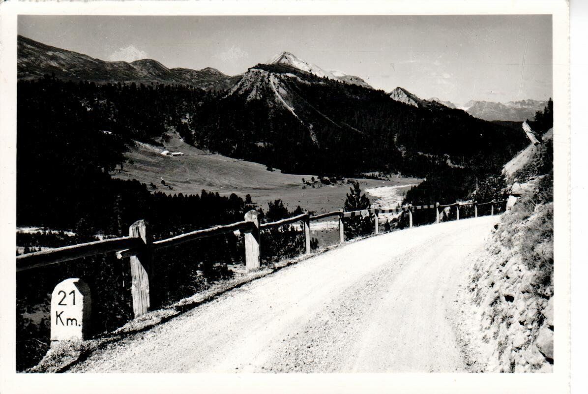 Ansichtskarten: Ofenbergstrasse mit Blick auf Alp Buffalora – Gebraucht aus Wolhusen von Curver9