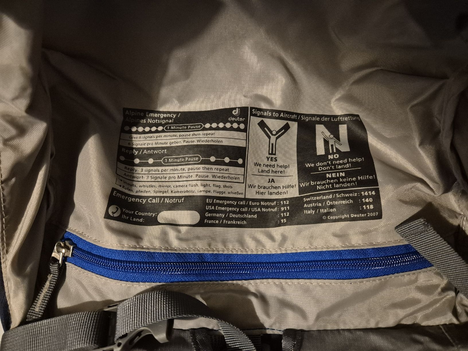 Deuter Zaini: Deuter Rucksack 60 + 10 Liter – Usato da Solothurn venduto da Sina222 5
