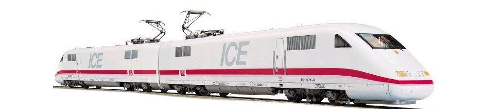 Fleischmann Modellini di ferrovie: Fleischmann 4450 - ICE 1 InterCityExpress DB/SBB – Usato da Rotkreuz venduto da MOBAHN-1zu87 6