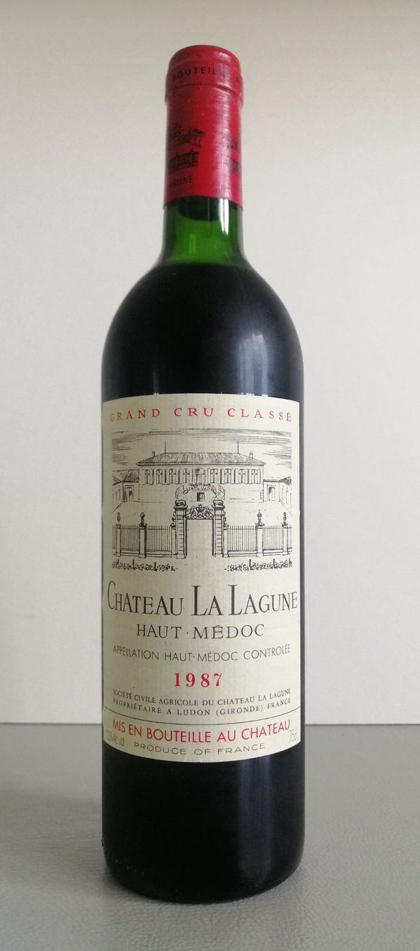 Vino: Chateau La Lagune 1987 – Nuovo e nell'imballaggio originale da Mörschwil venduto da Erwin8242