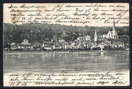 Richterswil /Zürichsee, Ortsansicht mit