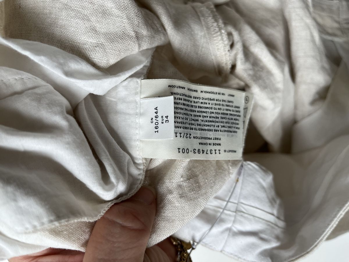 Arket Pantaloni: Arket Linen Shorts, Size 34 – Usato da Zürich venduto da Agave_Sue 3