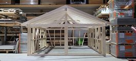 Doppelgarage Elementbau 6×6m