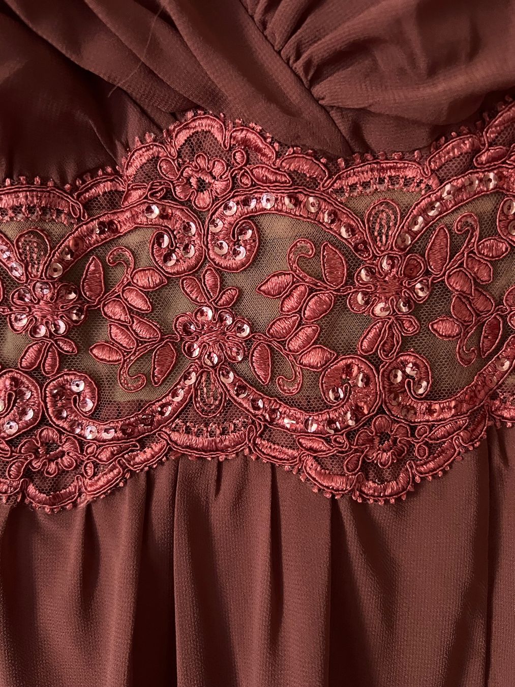 Vestiti: Cocktail-Kleid lang Gr. 38 altrosa – Nuovo (secondo la descrizione) da Schmerikon venduto da Speedy053 2