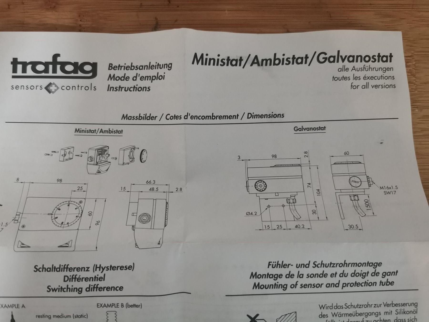 Interruttori: Raumthermostat – Nuovo e nell'imballaggio originale da Bauma venduto da Baumgartner04 2