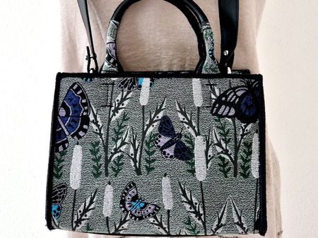 FURLA TASCHE CANVAS CROSSBODY BAG NEU JACQUARD , TOP