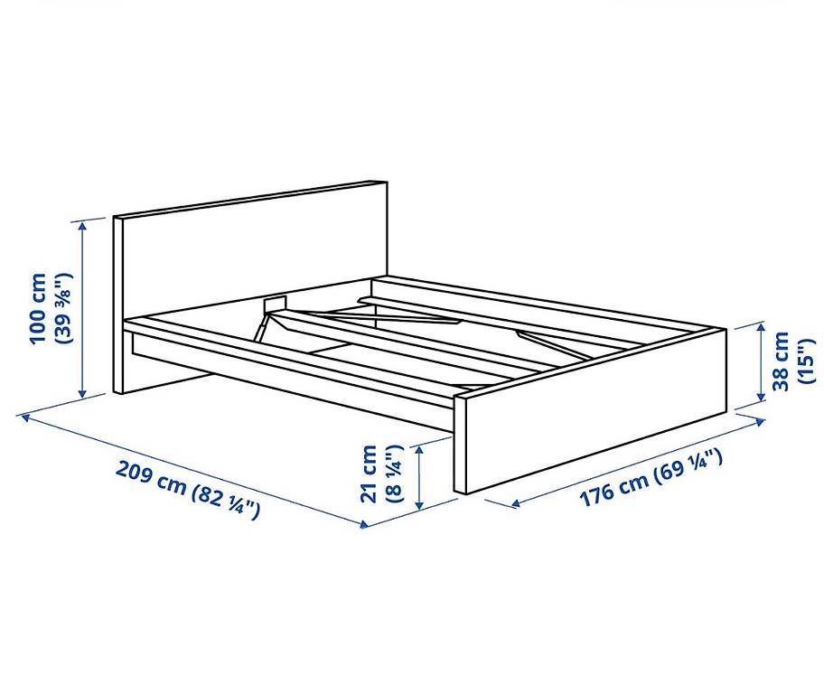 Ikea Letti: Ikea Bett Malm, 160x200 – Usato da Erlinsbach venduto da Morcer 4