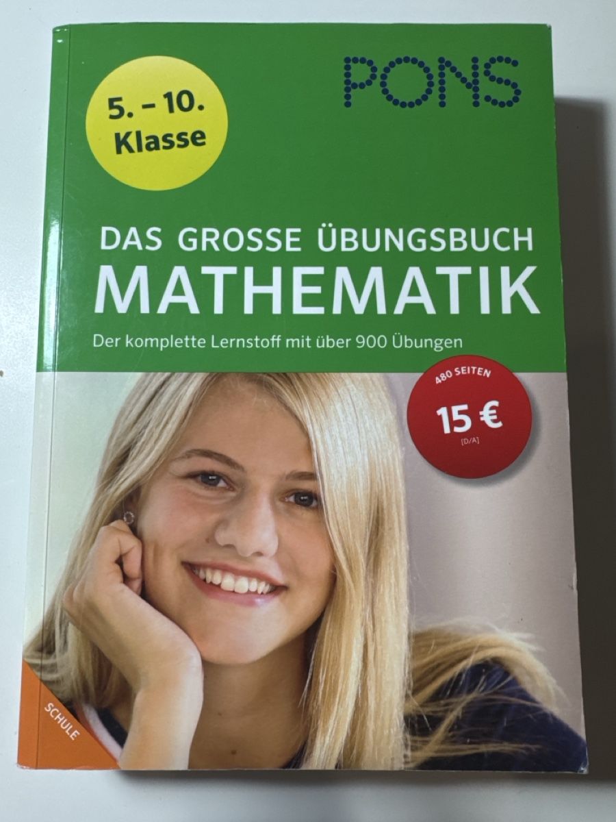 Libri: Das grosse Übungsbuch Mathematik – Nuovo (secondo la descrizione) da Rorschach venduto da maz_tll5