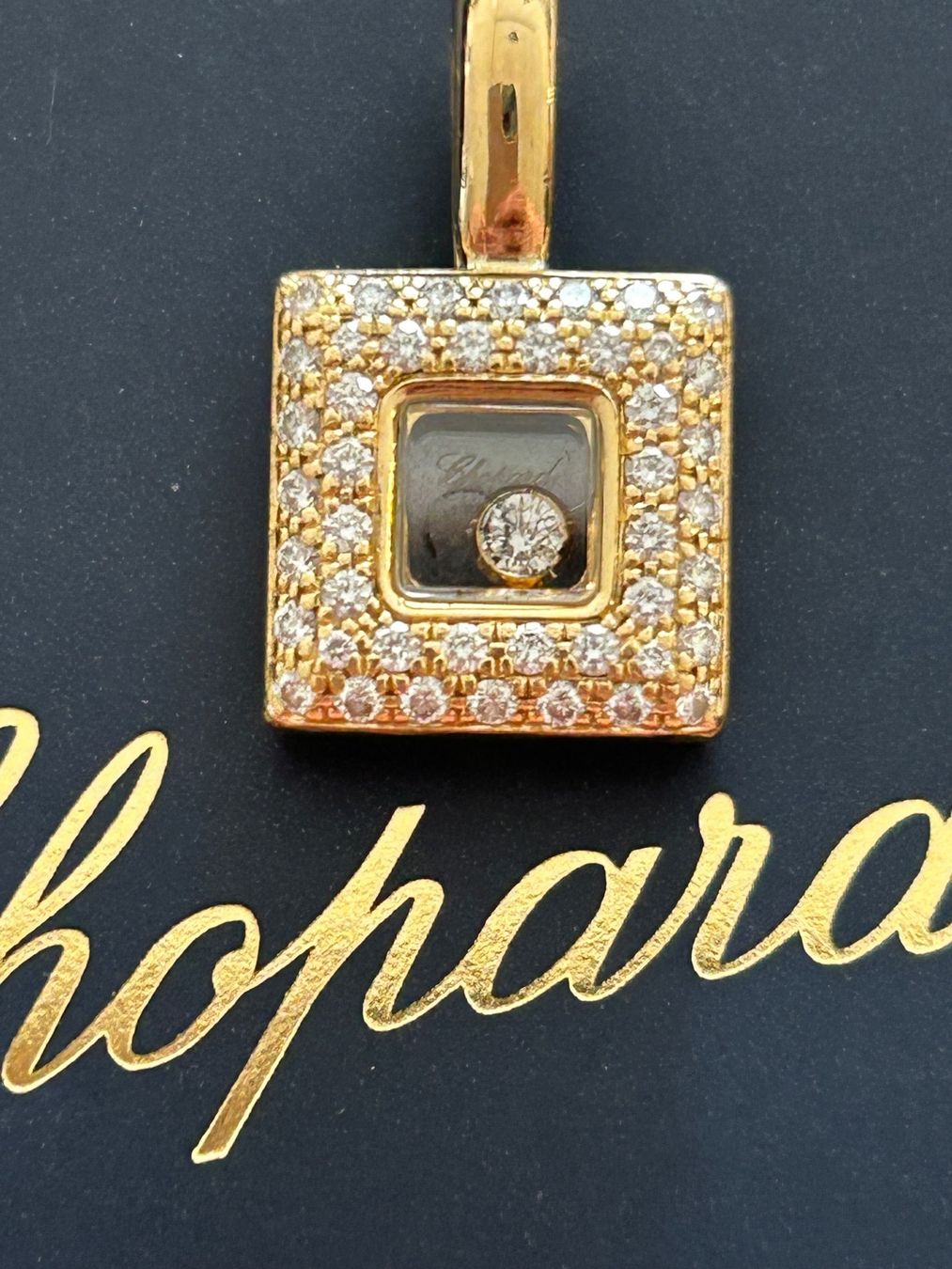 Chopard Ciondoli: CHOPARD CARRE HAPPY DIAMOND – Usato da Roggwil BE venduto da Viking72 2