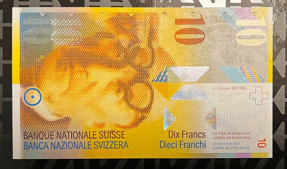10 Franken Note Schweiz ungefaltet unzirkuliert Neu S 8 (Gebraucht) in ...