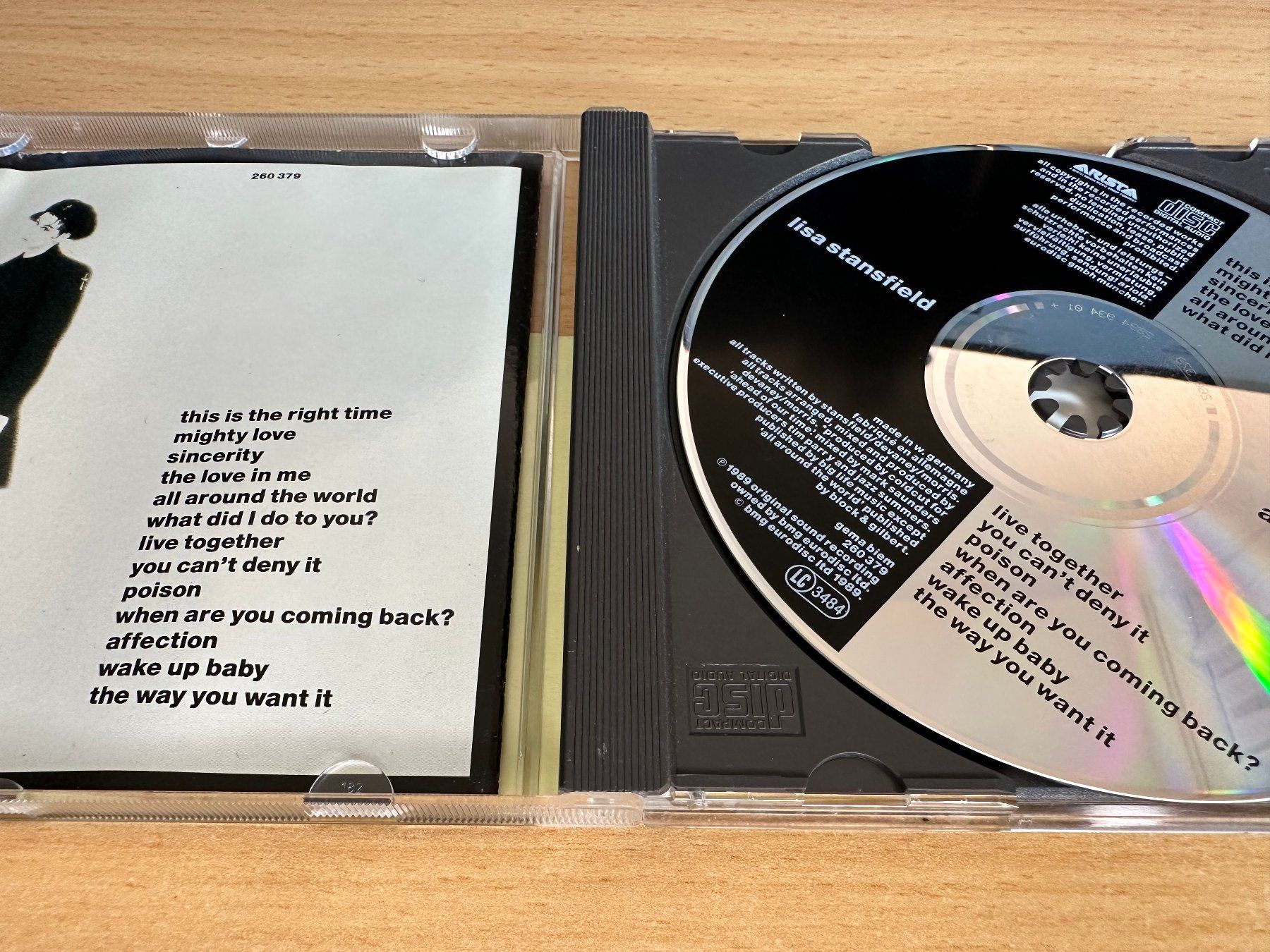 CD: Lisa Stansfield – Affection – Usato da Rikon im Tösstal venduto da Alpenmutz 2