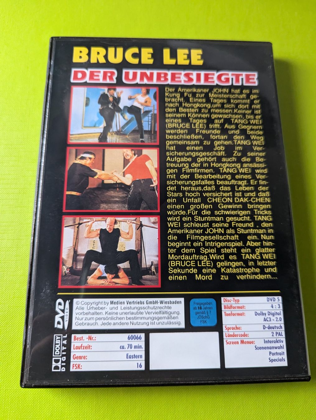 Tutti i DVDs: Bruce Lee Der Unbesiegte DVD Rare – Usato da Hünenberg See venduto da SpecialEditionGaming 1