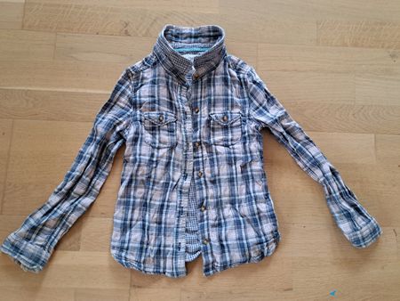 H&M L.O.G.G. Kinder Hemd Gr. 116 Top Zustand Herbst