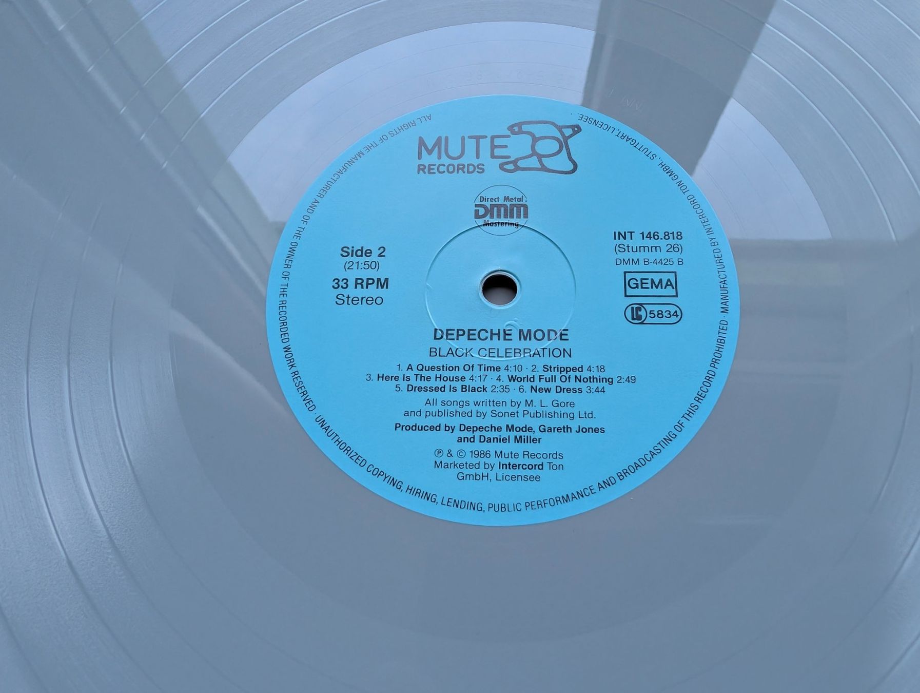 Dischi in vinile: Depeche Mode – Black Celebration  D 86  grau – Usato da Ebikon venduto da kisuM 7