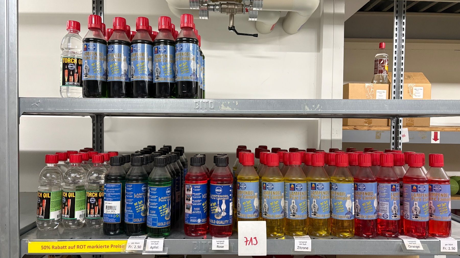 Candele: 719 Posten diverse Lampenöle Liquidation – Nuovo (secondo la descrizione) da Derendingen venduto da Meisterstuecke