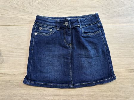 Jupe en jeans bleu foncé 5 ans 110cm 