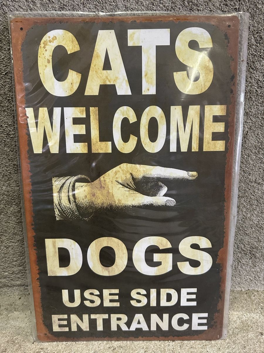 Schilder: Cats welcome – Gebraucht aus Reinach AG von rares75