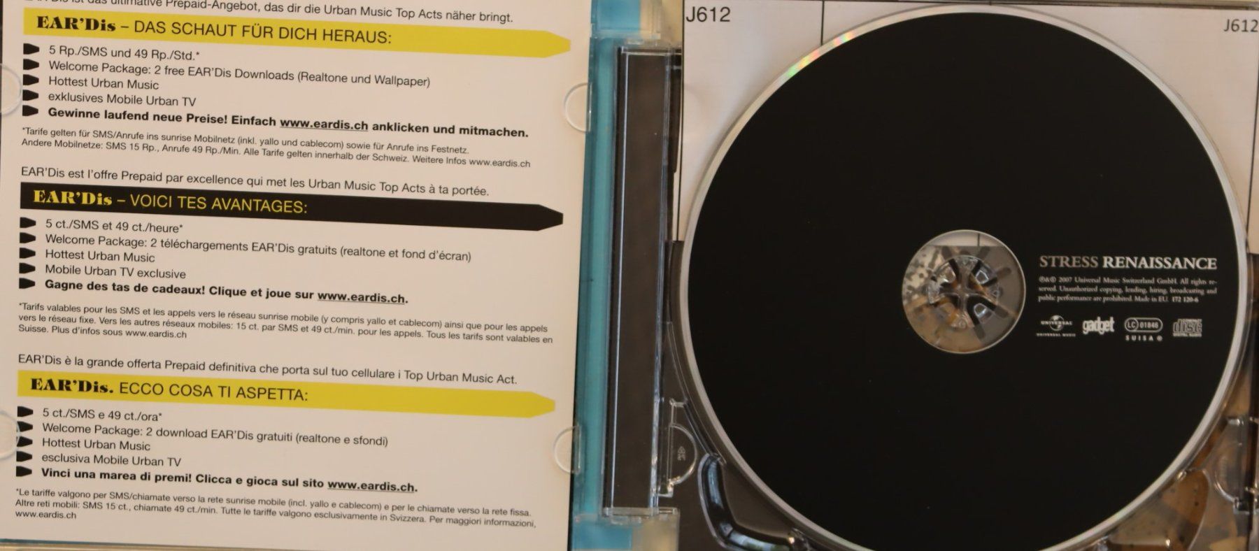 CD: Stress – Renaissance – Usato da Luzern venduto da CONTENTI 1