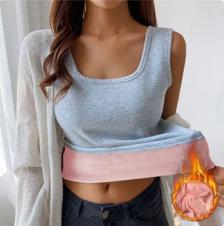 NEUES Thermo Top / Unterleibchen grau Gr. S - 224026