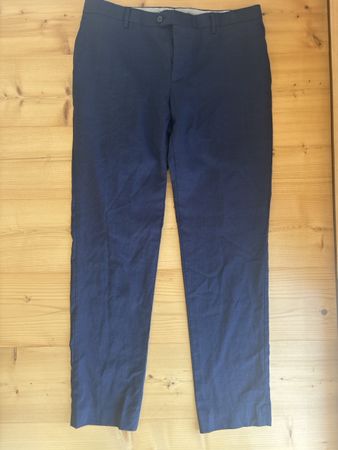 Pantalon Angelico bleu marine, taille 52 - Élégant!