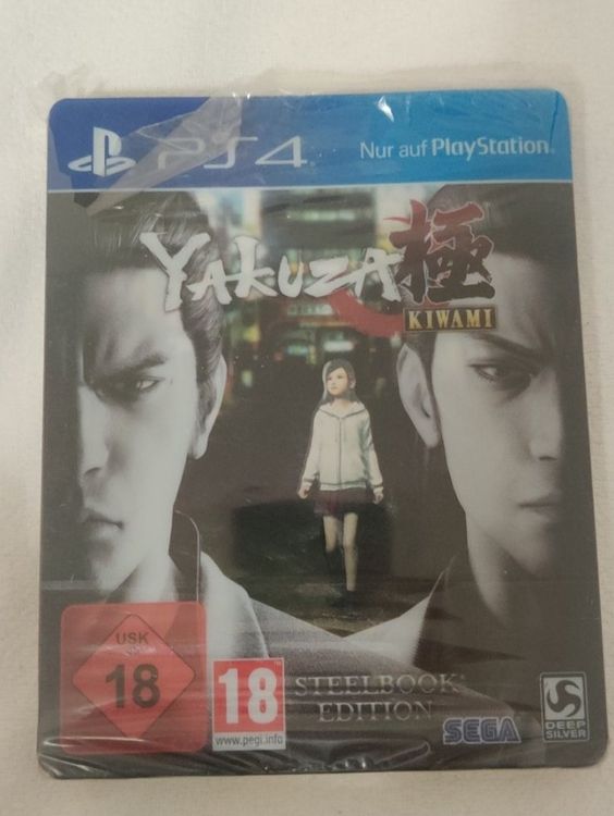 Yakuza Kiwami Steelbook Edition PS4 PS5 Jeu Complet FR Comme Neuf