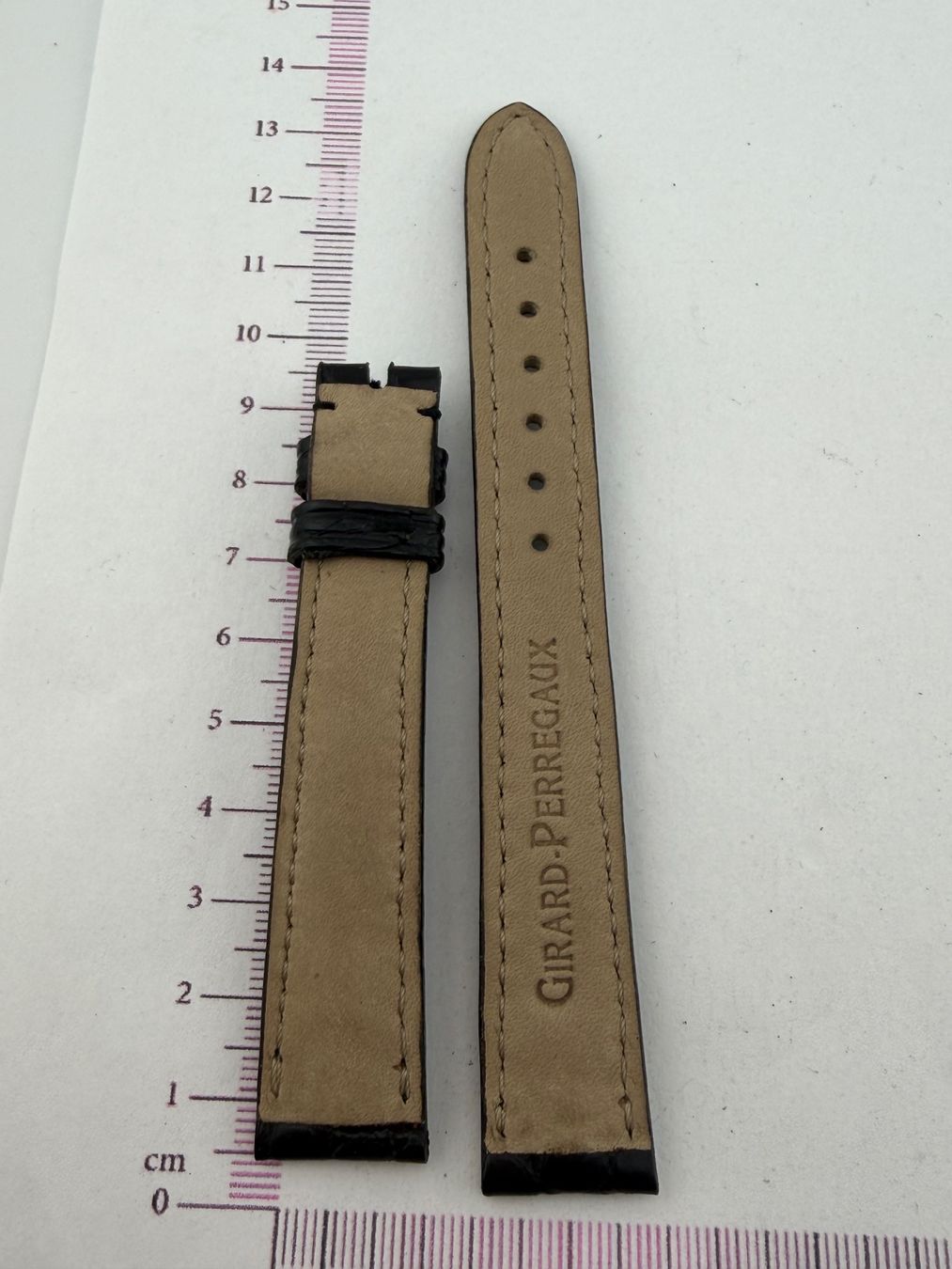 Girard-Perregaux Orologi: 1 bracelet en cuir Girard Perregaux – Usato da Biel/Bienne venduto da MrP_WatchesBiel 1