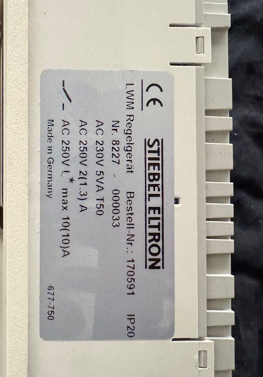 Stiebel Eltron Heizgeräte: Stiebel Eltron LWM regelgerät – Gebraucht aus Basel von peterfalk 2