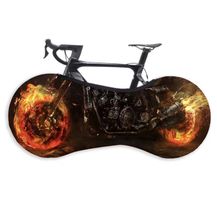 🚴‍♀️Coole Fahrrad-Schutzhülle / Velohülle – Feuerdesign
