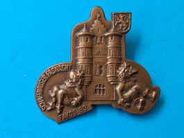 Fasnachts Plakette Schaffhausen 1983 Kupfer (y359)