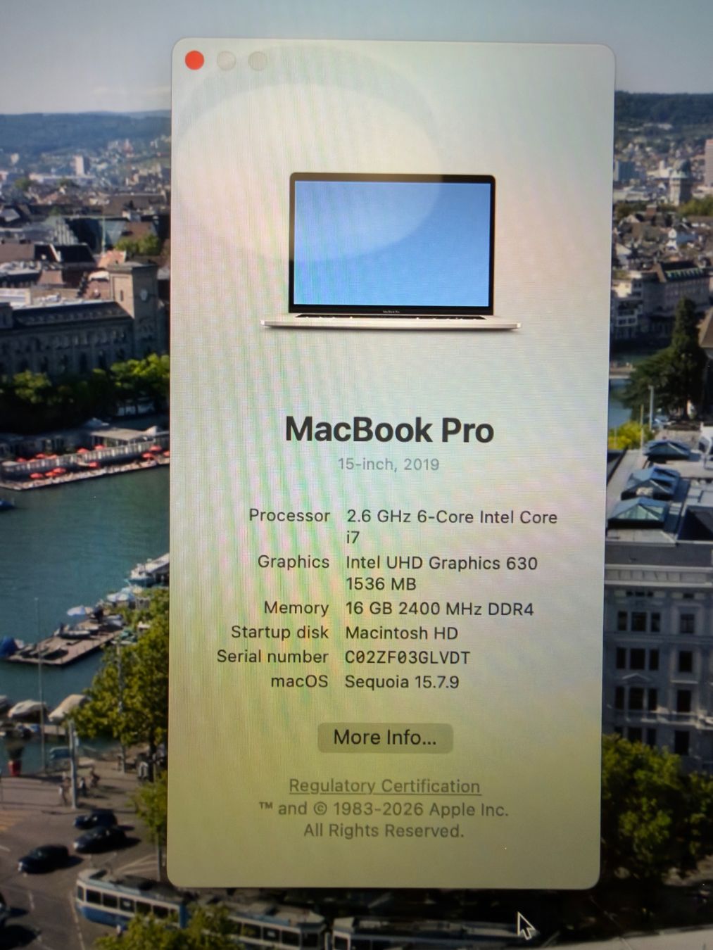 Apple Notebook: MacBook Pro - 15" - 2019 || 2 TB SSD – Usato da Uitikon Waldegg venduto da Rosci01 5