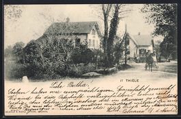 AK Thielle, Strassenpartie, 1900
