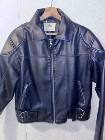 Lederjacke Stradivarius M