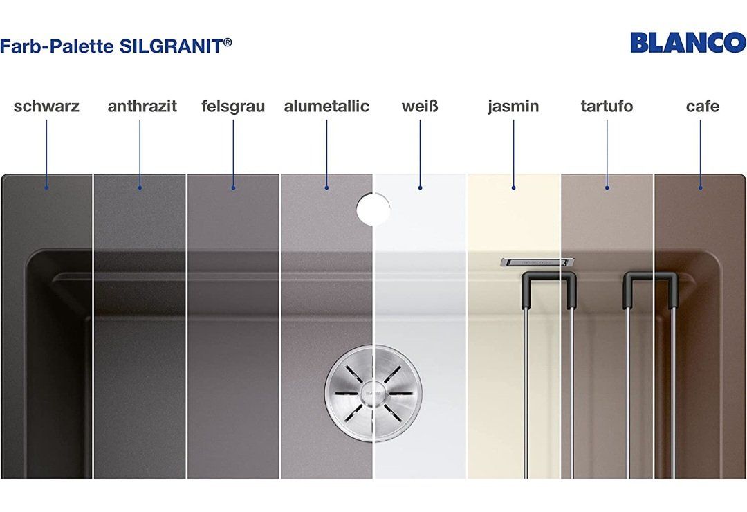 Blanco Spülbecken & Waschbecken: Blanco 524109 Subline 500-IF Steelframe Silgranit PuraDur – Neu und originalverpackt aus Kaiseraugst von Amante85 4